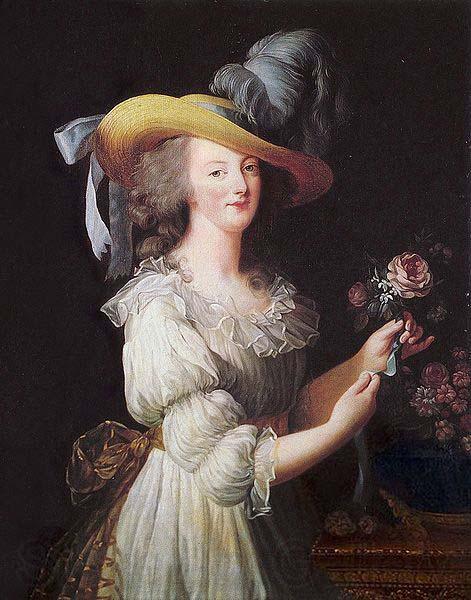 Elisabeth Louise Viegg-Le Brun Portrait of Marie Antoinette, Spain oil painting art